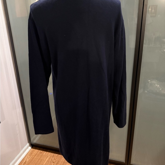 Talbots Navy Open Front Cardigan Sweater - Picture 2 of 5